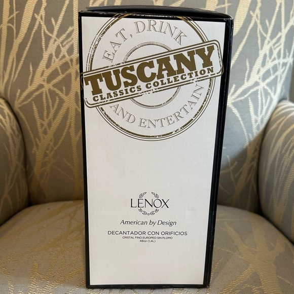 Lenox Tuscany Classics Pierced Crystal Decanter - Picture 3 of 6